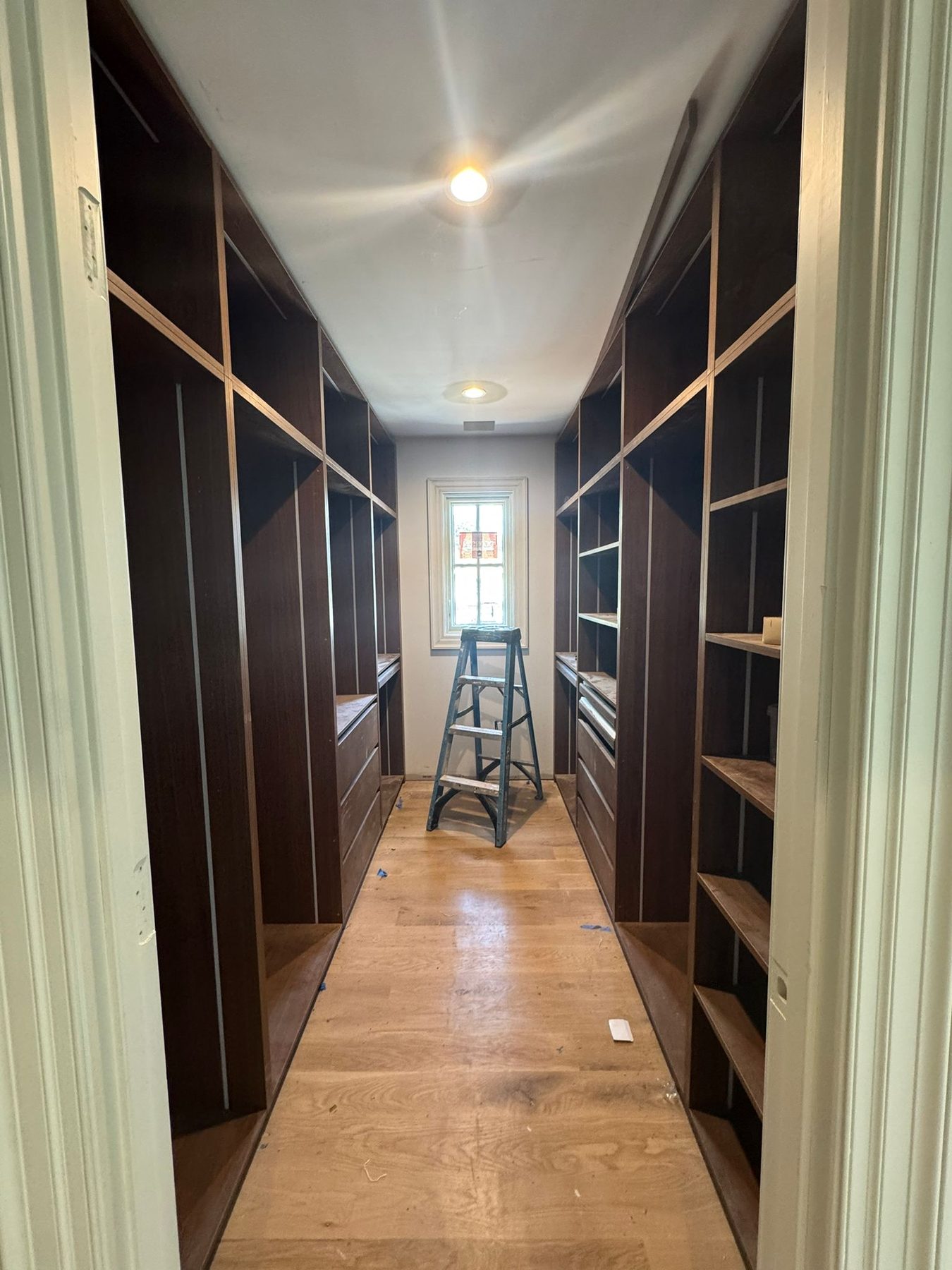 Walnut dressing room